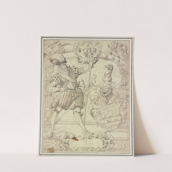 Wappenscheibe der Familie Murer by Hans Jakob Dünz