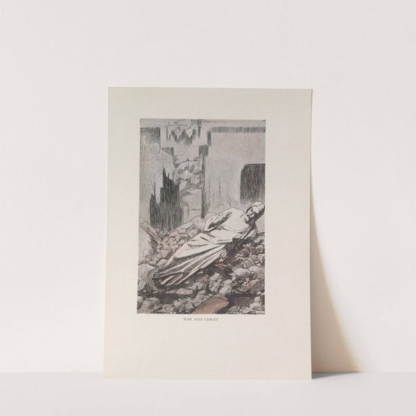 War and Christ (1916-1917) by Louis Raemaekers