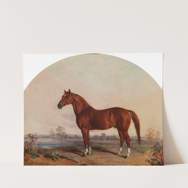 War Dance in a Landscape (1869) by Edward Troye