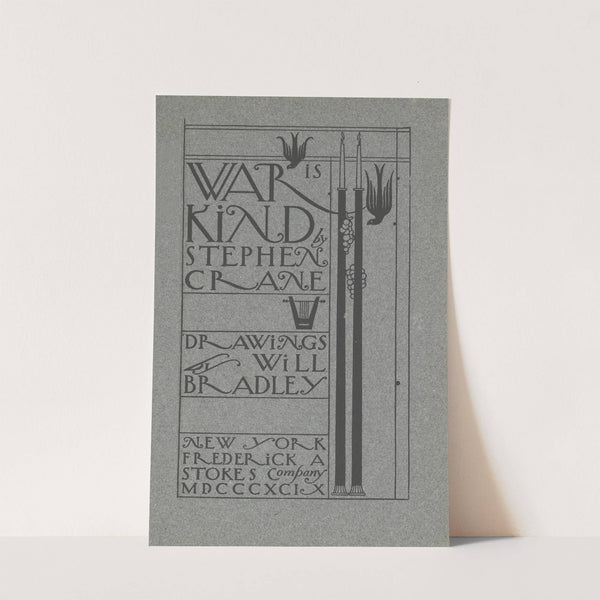 War is kind Pl.1 (1899) by Will Bradley