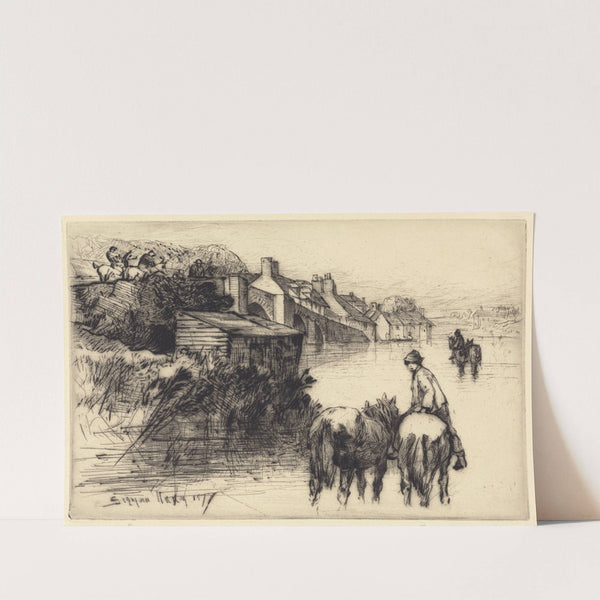 Wareham Bridge by Francis Seymour Haden