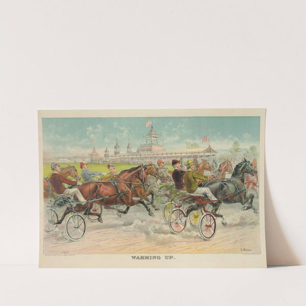 Warming up (1893) by Currier & Ives.