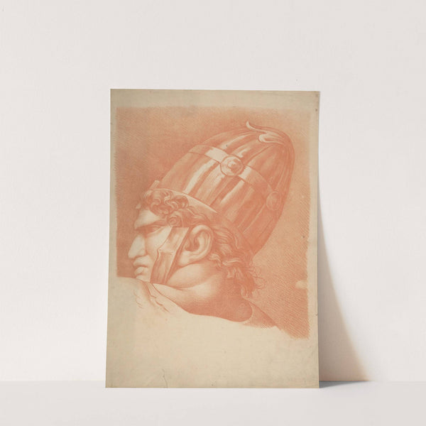 Warrior in a helmet facing left (1796-1799) by John Rubens Smith