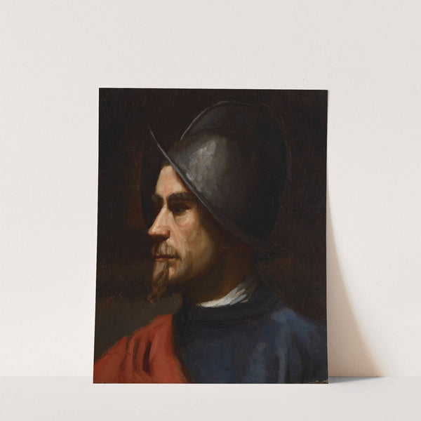 Warrior In Helmet by Helene Schjerfbeck