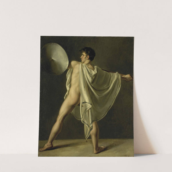 Warrior with Lance and Shield by Joannes Echarius Carolus Alberti