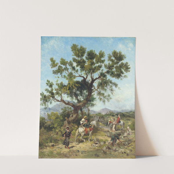 Warriors At Rest by Georges Washington