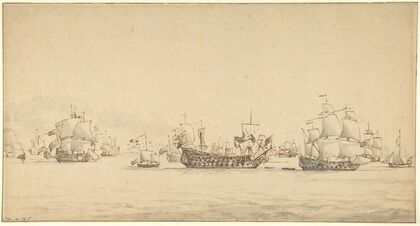 Warships at Sea (mid-17th–early 18th century)
