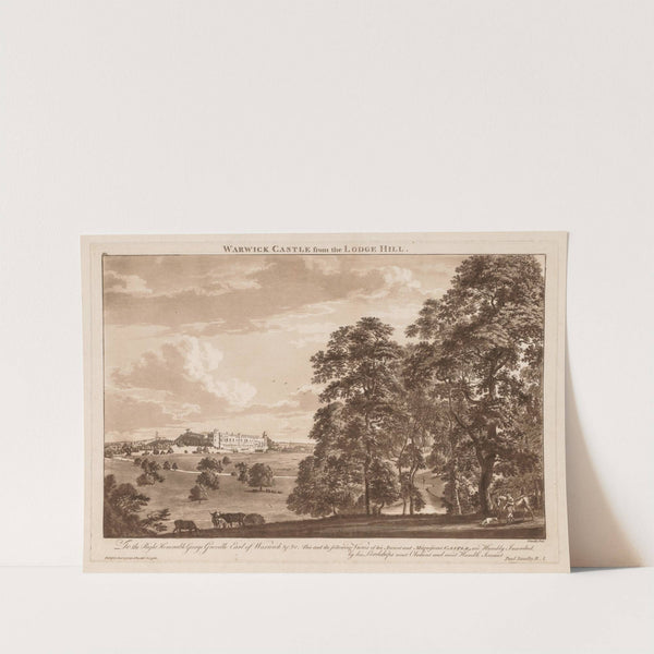 Warwick Castle from the Lodge Hill (1776) by Paul Sandby