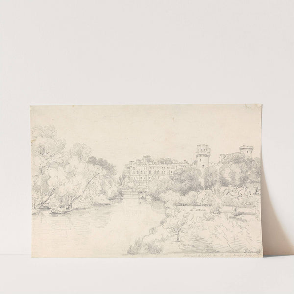 Warwick Castle from the New Bridge by Henry Edridge