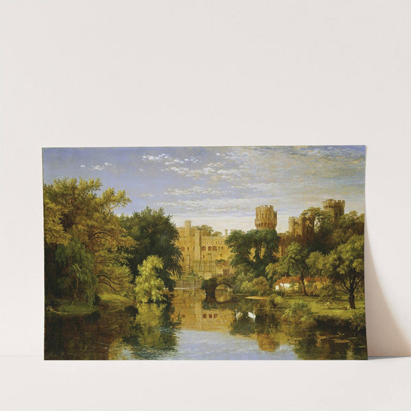 Warwick Castle,England by Jasper Francis Cropsey