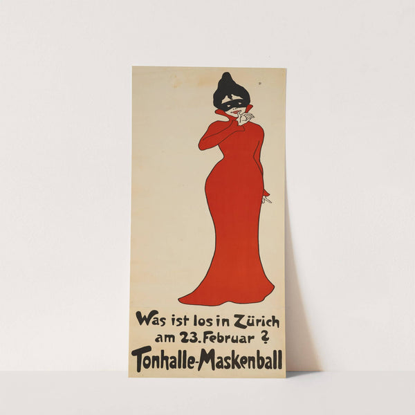 Was ist los in Zürich am 23. Februar – Tonhalle Maskenball (circa 1910) by Sigismund Righini