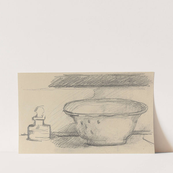 Wash Basin and Scent Bottle (recto) (1877-1881) by Paul Cézanne