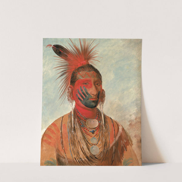 Wash-ka-mon-ya, Fast Dancer, a Warrior by George Catlin