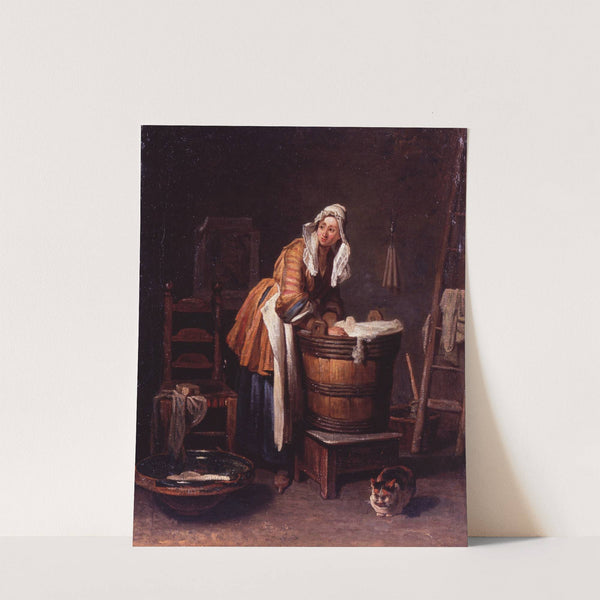 Washerwoman by Jean Siméon Chardin