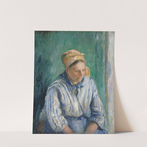 Washerwoman, Study (1880) by Camille Pissarro