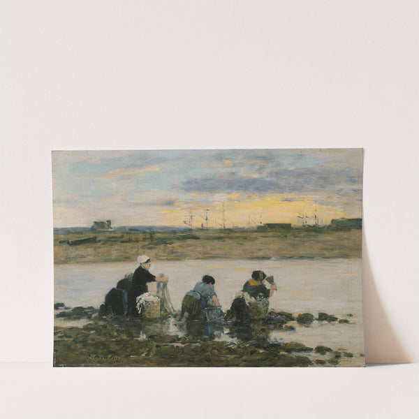 Washerwomen by the River by Eugène Boudin