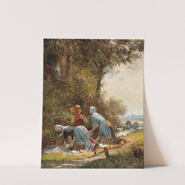 Washerwomen By The River by Anonymous