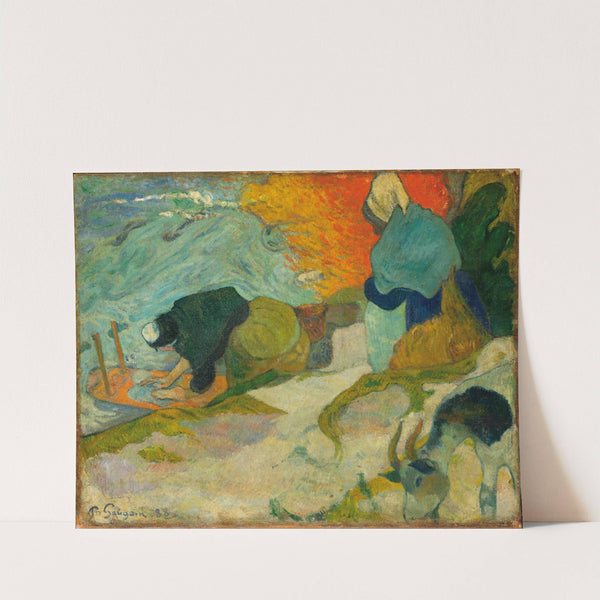 Washerwomen in Arles (1888) by Paul Gauguin