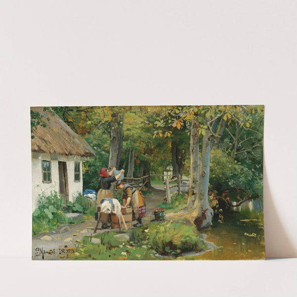 Washing Day by Peder Mørk Mønsted