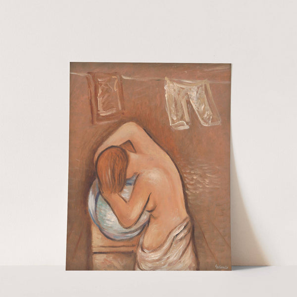 Washing Hair by Mikuláš Galanda