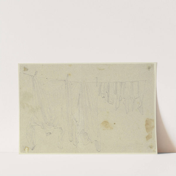 Washing on a line by August Lucas