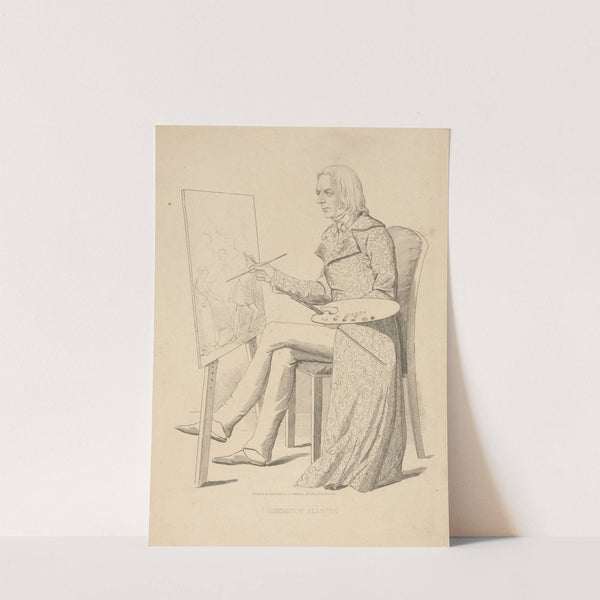 Washington Allston by David Claypoole Johnston