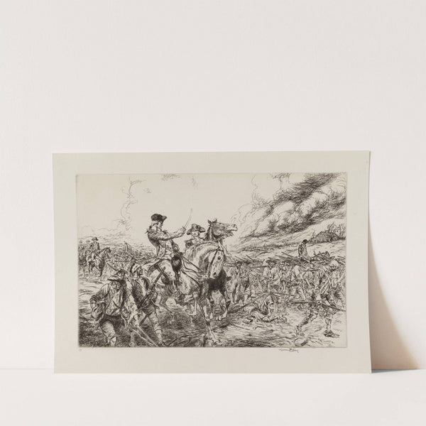 Washington and Lee at Monmouth by Kerr Eby