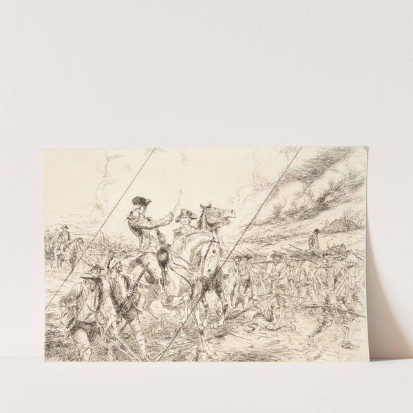 Washington and Lee at Monmouth by Kerr Eby