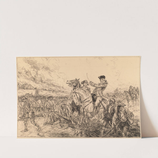 Washington and Lee at Monmouth by Kerr Eby