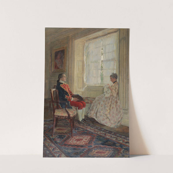 Washington And Mary Philipse by Howard Pyle