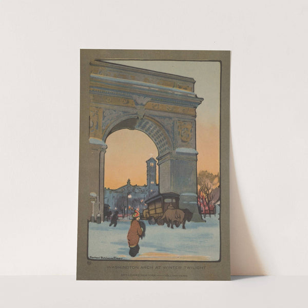 Washington Arch at Winter Twilight (1914) by Rachael Robinson Elmer
