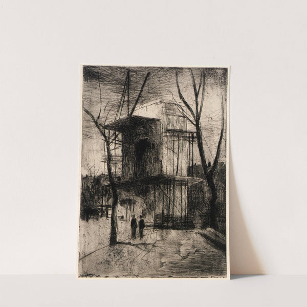 Washington Arch no. 2 (ca. 1887-1893) by Julian Alden Weir