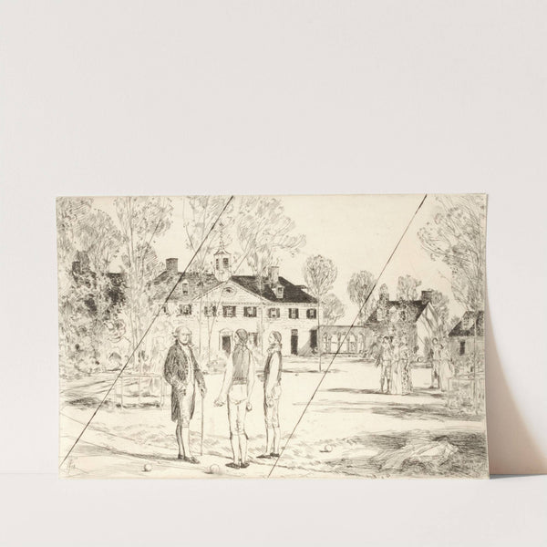 Washington at Mount Vernon (ca. 1932) by Childe Hassam