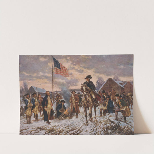 Washington at Valley Forge by Edward Percy Moran