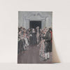 Washington Bringing His Mother Into The Ballroom, Fredericksburg by Howard Pyle