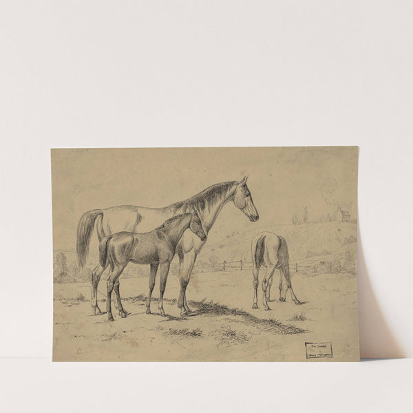 Washington city north of Capitol in 1839 by Augustus Köllner