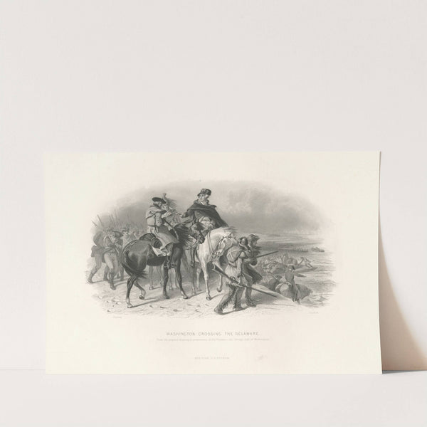 Washington crossing the Delaware (1853-1890) by Felix Octavius Carr Darley