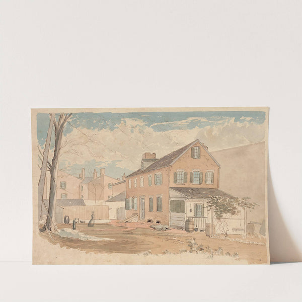 Washington, D.C. square, north side F Street near 15th Street, view from southwest, December 17, 1874, 12 to 3 pm by James Madison Alden