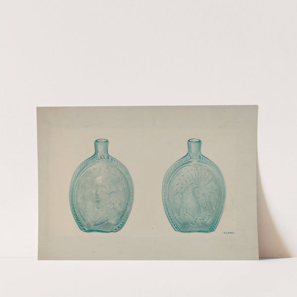 Washington Eagle Flask by V.L. Vance