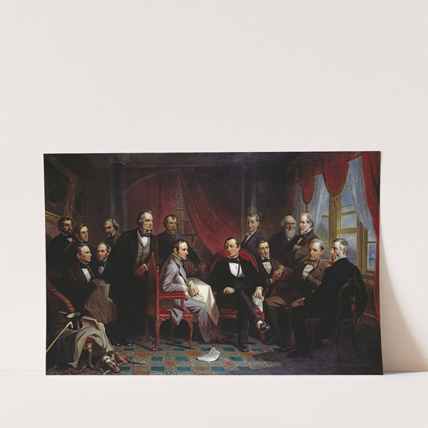 Washington Irving And His Literary Friends At Sunnyside by Christian Schussele