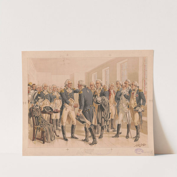 Washington's farewell to officers by Henry Alexander Ogden