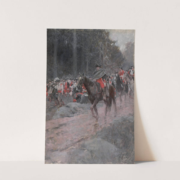 Washington's Retreat From Great Meadows by Howard Pyle