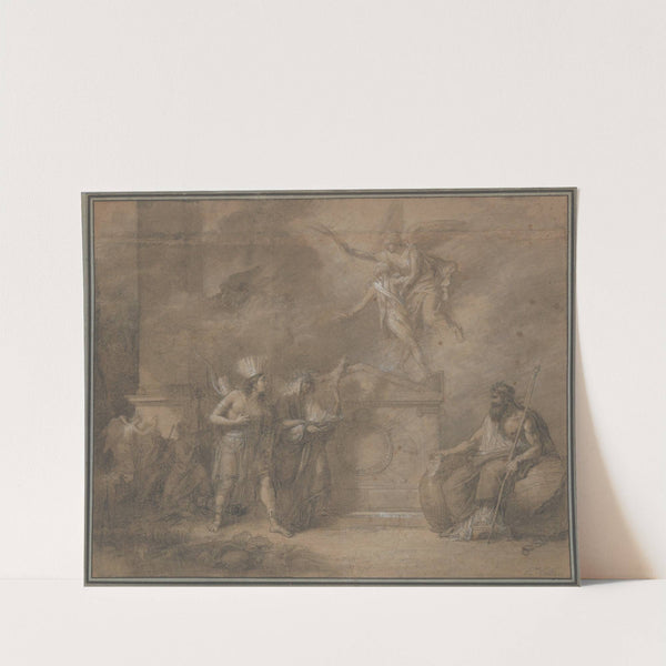 Washington’s Tomb (ca. 1799) by Etienne Pallière