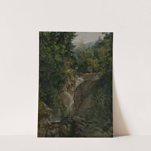 Wasserfall bei Ohlstadt by Johann Georg von Dillis