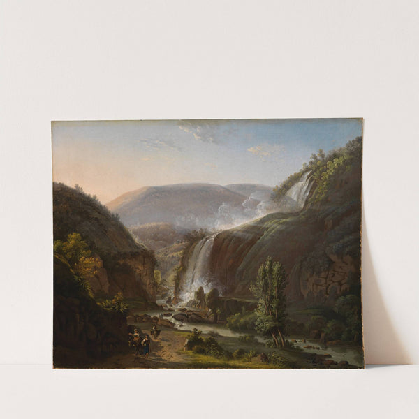 Wasserfälle bei Tivoli (ca 1797) by Johann Martin von Rohden