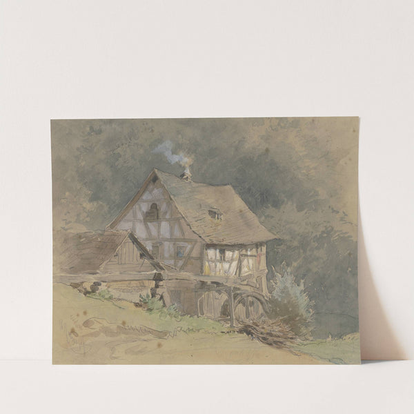 Wassermühle aus Fachwerk by Philipp Rumpf