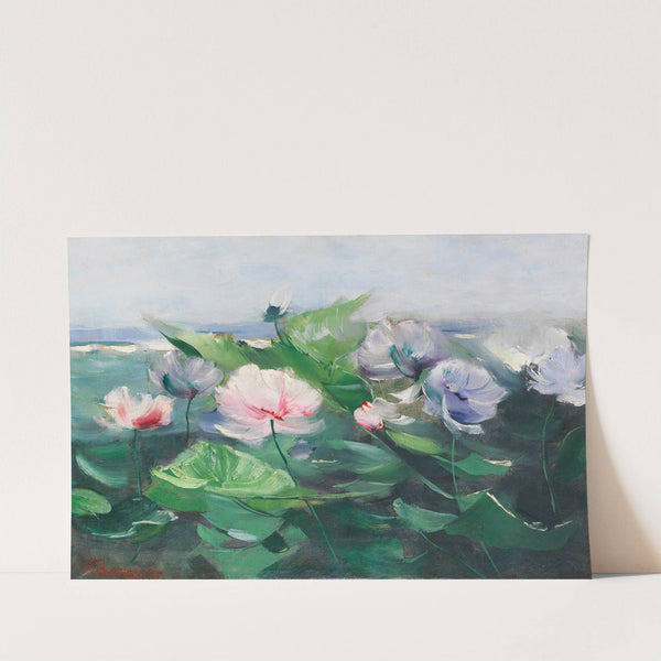 Wasserrosen by Karl Hagemeister