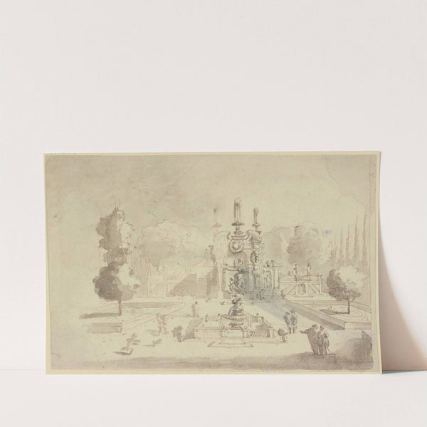 Wasserspiele zu Frascati by Johann Wilhelm Baur