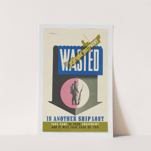 Wasted Clothing, Equipment is Another Ship Lost by Anonymous