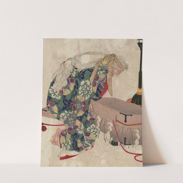 Watanabe no tsuna to ibaraki by Tsukioka Yoshitoshi